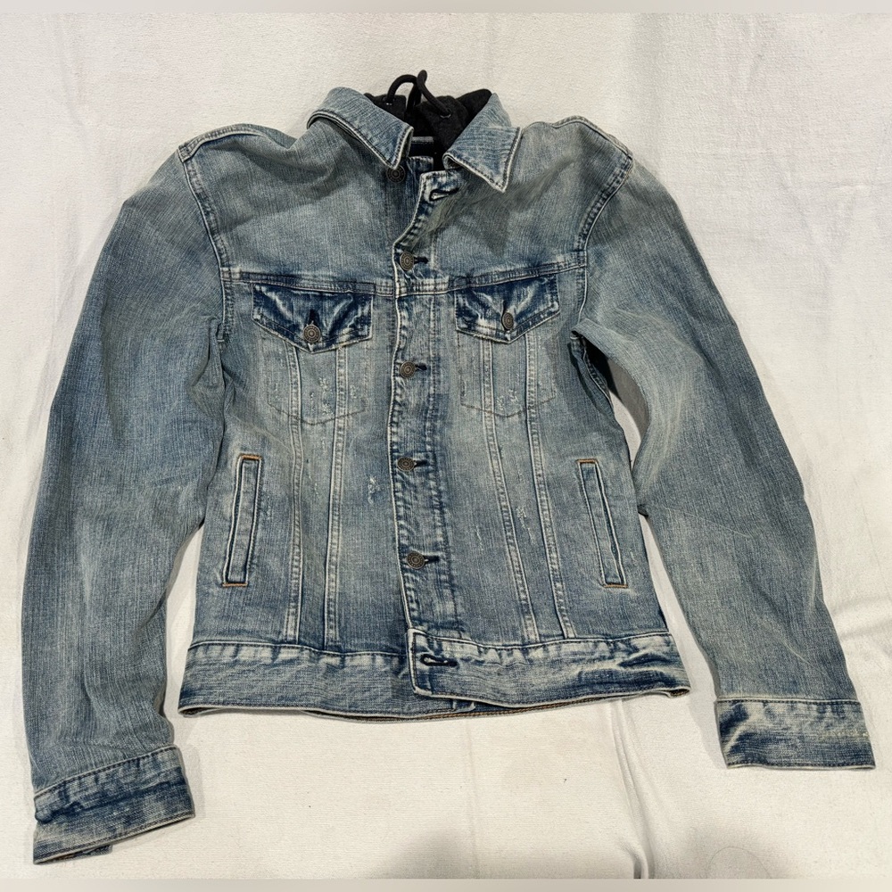 Express Hooded Denim Jacket